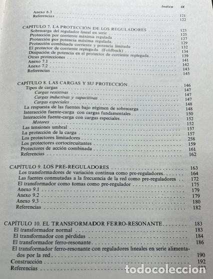 Libros de segunda mano: Fuentes de alimentacion reguladas electronicamente - Foto 5