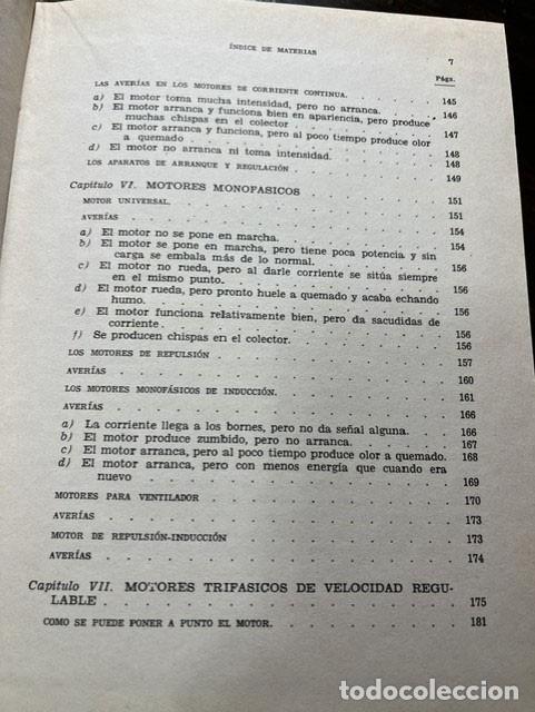 Libros de segunda mano: Diagnostico de Averias en los Motores Electricos - Foto 5