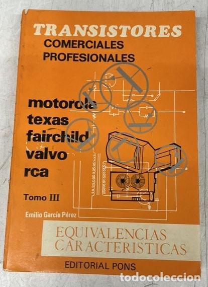 Libros de segunda mano: Transistores comerciales profesionales