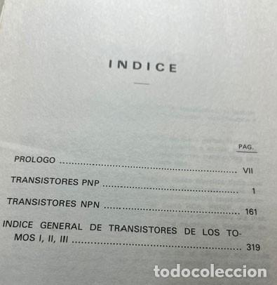 Libros de segunda mano: Transistores comerciales profesionales - Foto 3