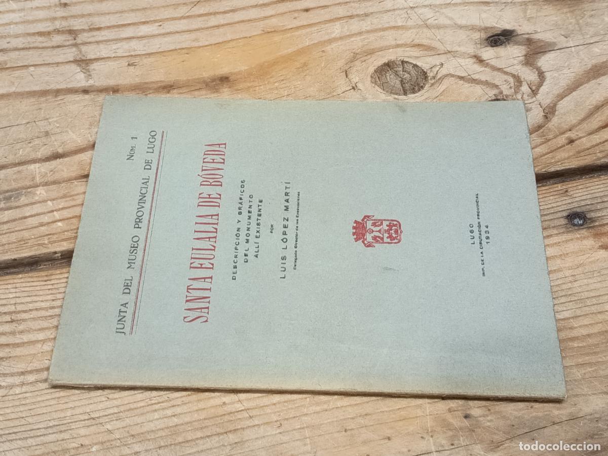 Libros de segunda mano: 1934 - LUIS L&Oacute;PEZ MART&Iacute;. Santa Eulalia de B&oacute;veda