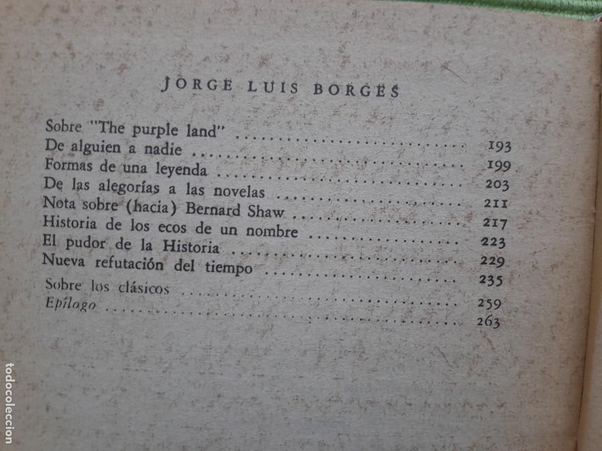 Libros de segunda mano: OTRAS INQUISICIONES. JORGE LUIS BORGES. EMECE 1966 - Foto 8