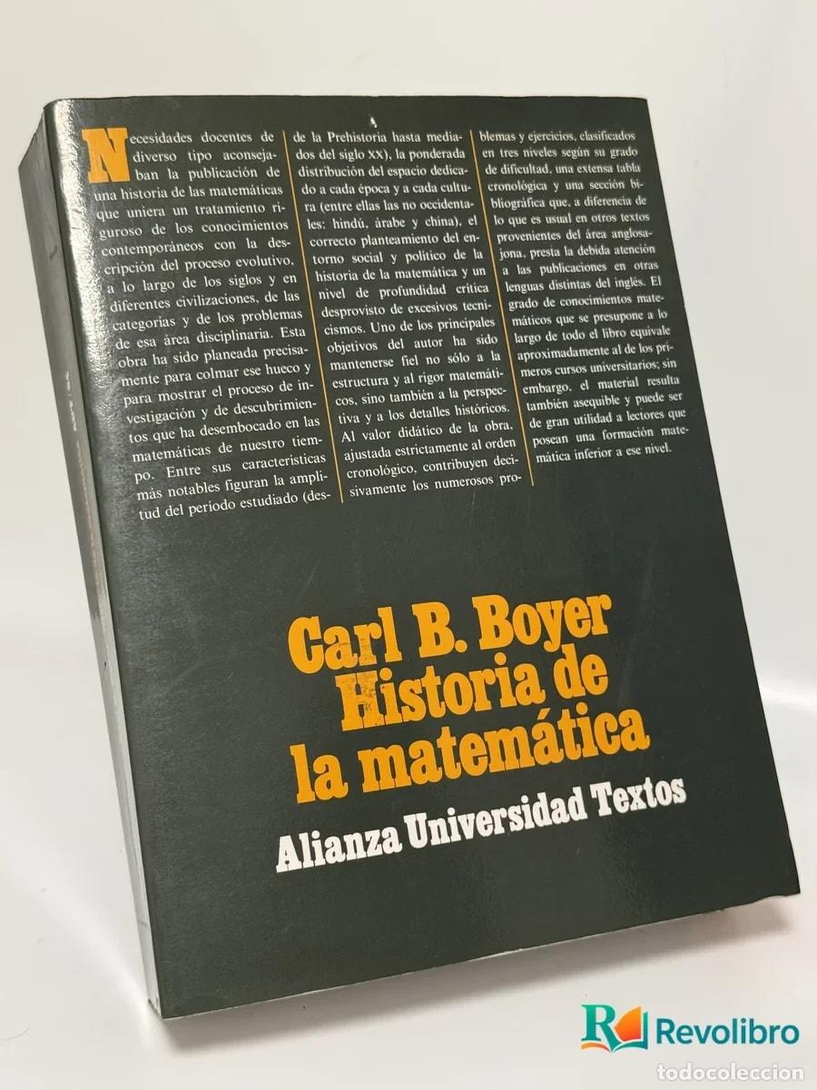 Libros de segunda mano: Historia de la matem&aacute;tica - Carl B. Boyer