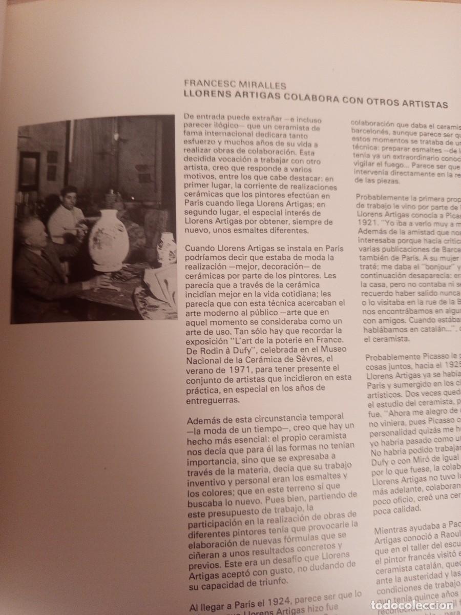 Libros de segunda mano: Josep Llorens Artigas. - Foto 3