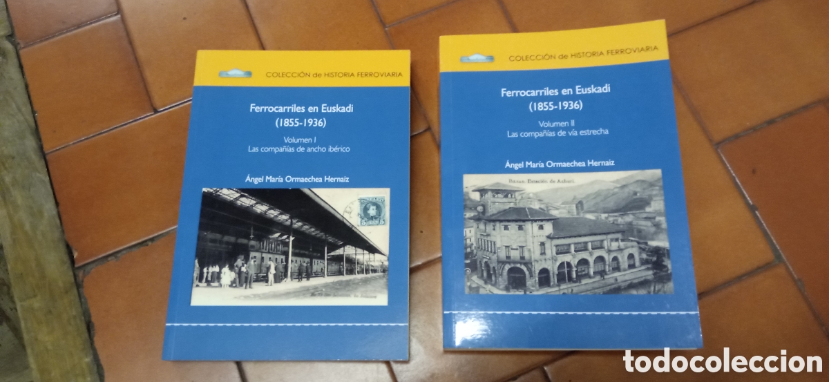 Libros de segunda mano: FERROCARRILES EN EUSKADI (1855-1936)