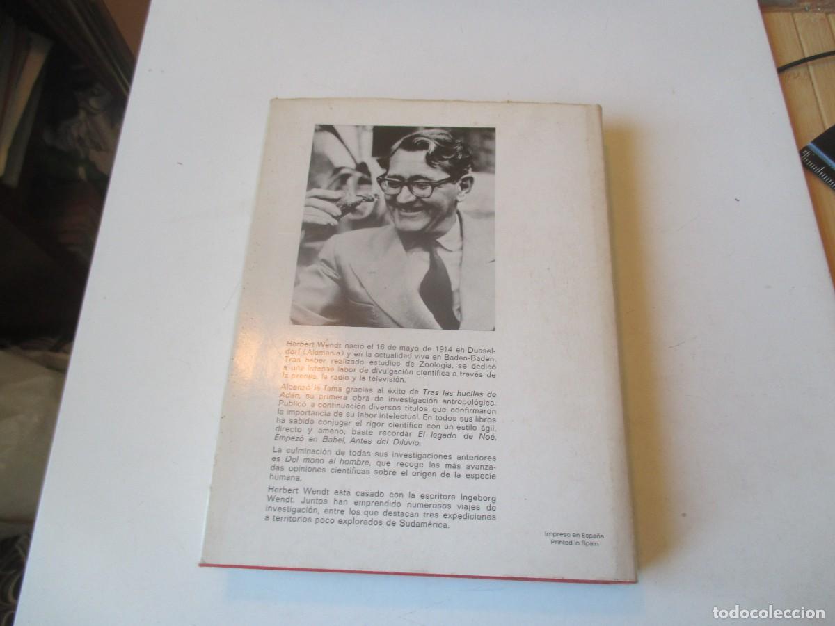 Libros de segunda mano: HERBERT WENDT Del mono al hombre W40979 BIS - Foto 6