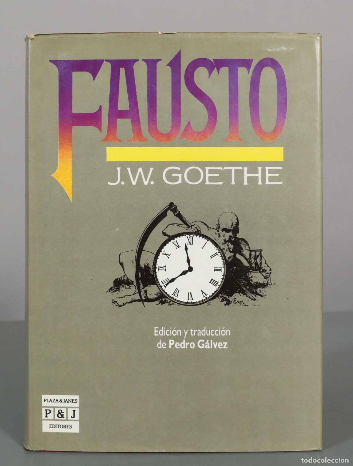 Libros de segunda mano: Fausto - J.W. Goethe - Plaza and Jan&eacute;s