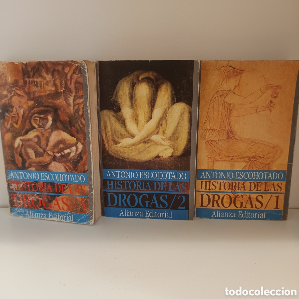 Libros de segunda mano: Historia de las drogas (Obra completa en 3 vol&uacute;menes). Antonio Escohotado.