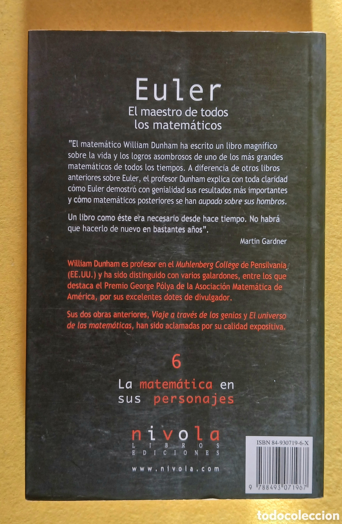 Libros de segunda mano: Euler, el maestro de todos los matem&aacute;ticos - Foto 2