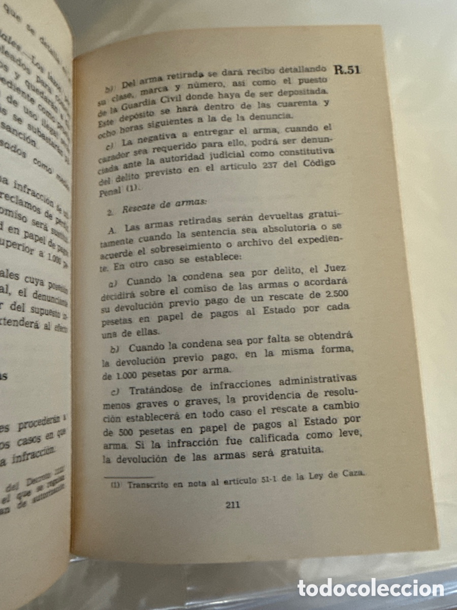 Libros de segunda mano: LEY y Reglamento de caza - Foto 3