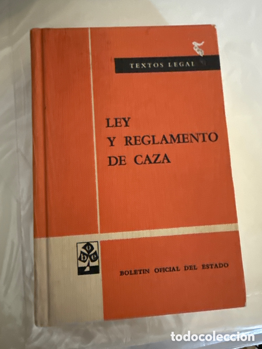 Libros de segunda mano: LEY y Reglamento de caza