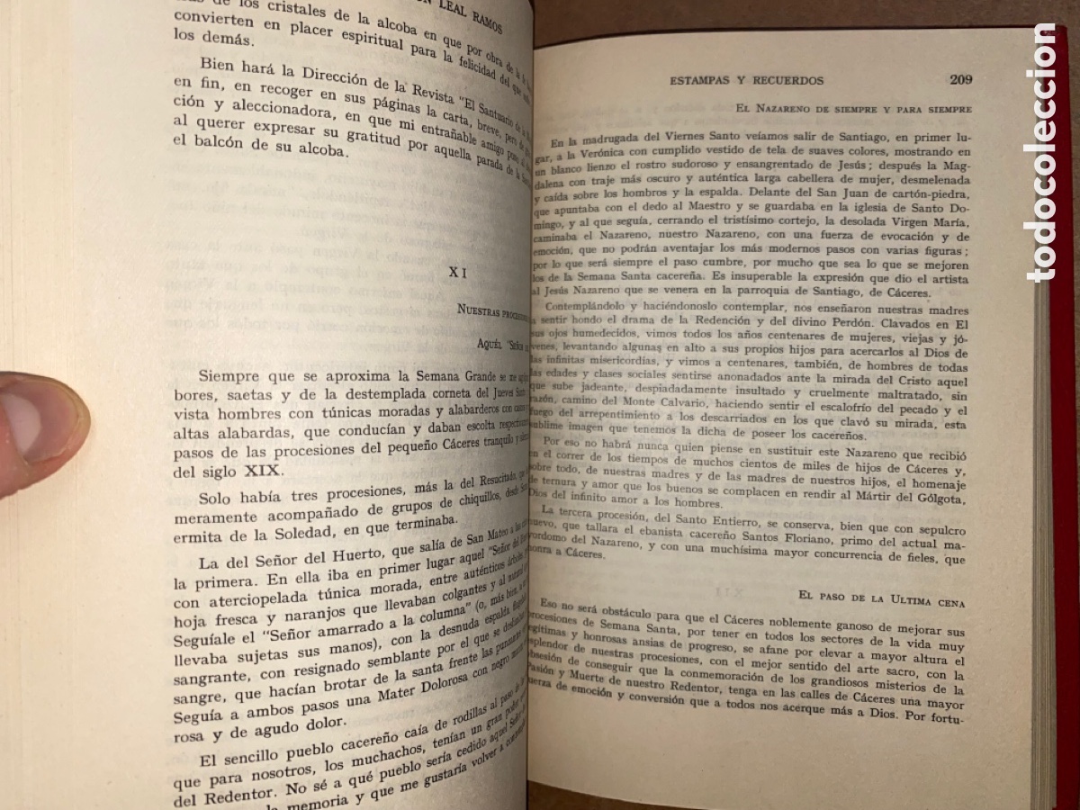 Libros de segunda mano: ANTIGUO LIBRO R&Aacute;FAGAS LEON LEAL CACERES 1960 - Foto 4