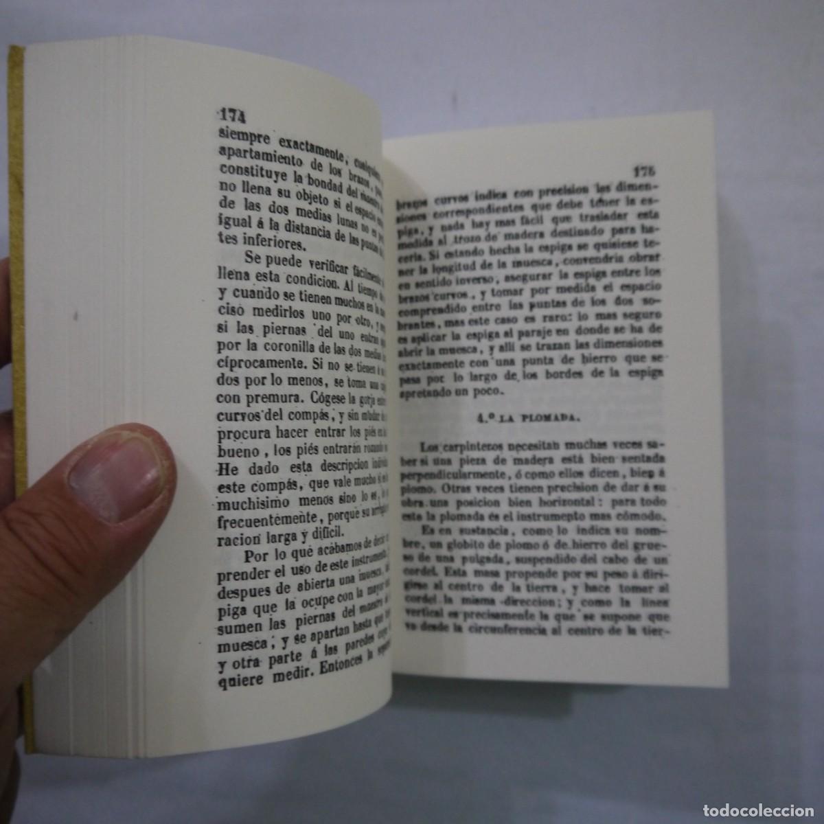 Libros de segunda mano: MANUAL DEL CARPINTERO DE MUEBLES Y EDIFICIOS. SEGUIDO DEL ARTE DEL EBANISTA - MR. NOSBAN - 2011 - Foto 7