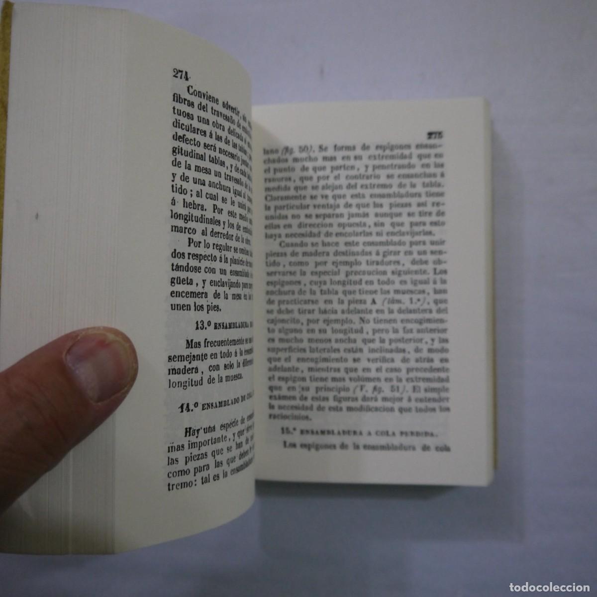 Libros de segunda mano: MANUAL DEL CARPINTERO DE MUEBLES Y EDIFICIOS. SEGUIDO DEL ARTE DEL EBANISTA - MR. NOSBAN - 2011 - Foto 8