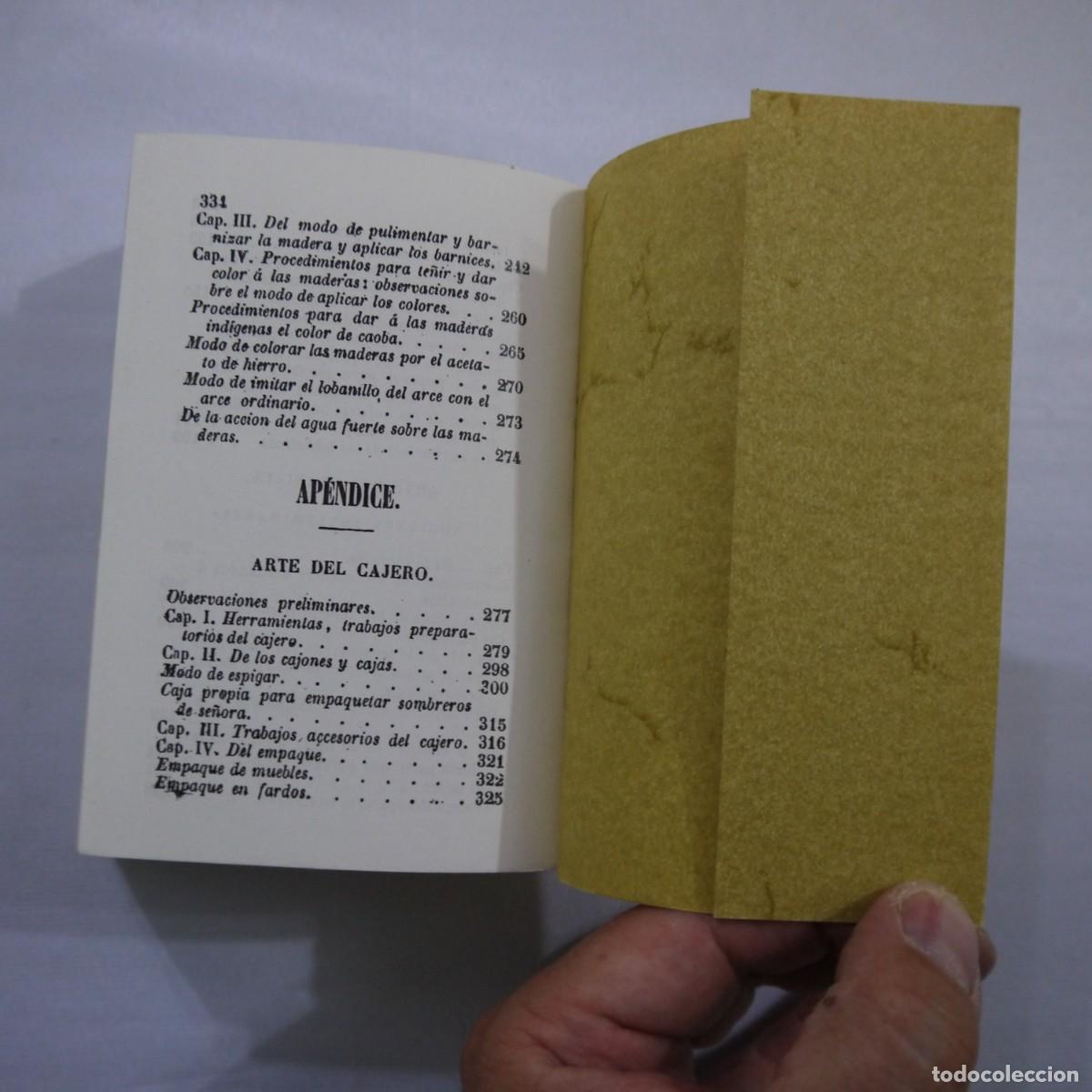 Libros de segunda mano: MANUAL DEL CARPINTERO DE MUEBLES Y EDIFICIOS. SEGUIDO DEL ARTE DEL EBANISTA - MR. NOSBAN - 2011 - Foto 14