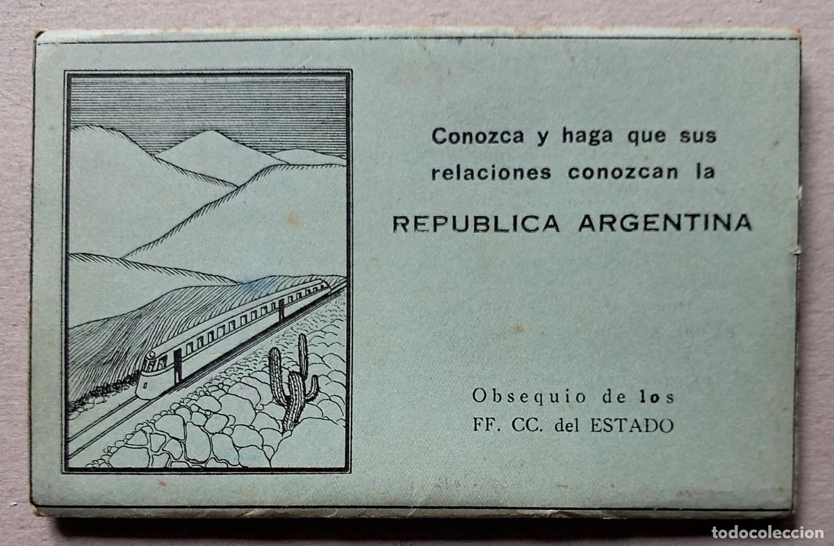 Second hand books: Rep&uacute;blica Argentina (1938) - 10 Tarjetas Postales - Ferrocarriles del Estado