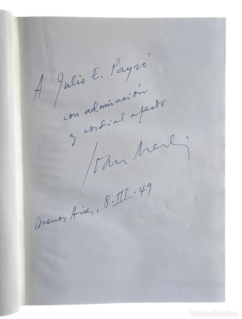 Libros de segunda mano: Merli, Joan - Picasso - Editorial Poseid&oacute;n - (1948) - SIGNED - Foto 2