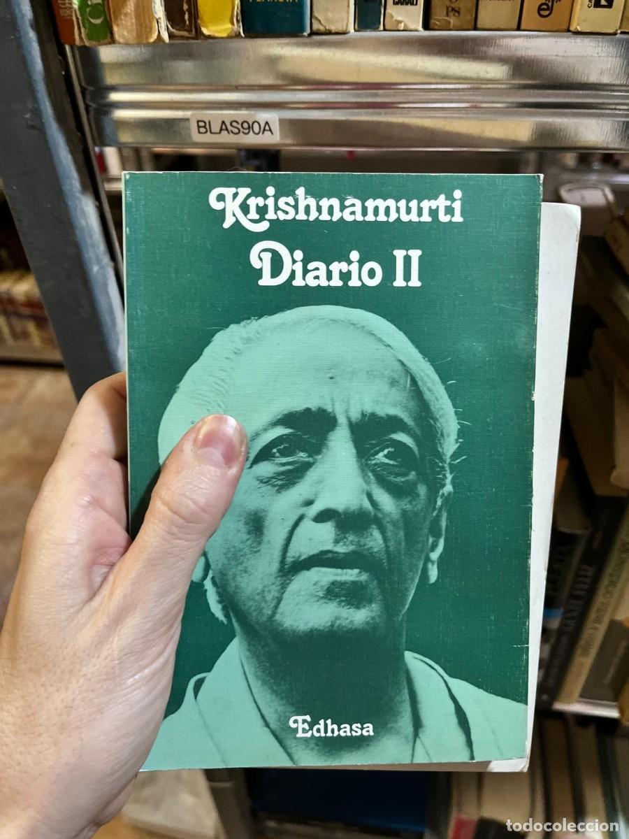Libros de segunda mano: BLAS90A &ndash; Diario II &mdash; J. Krishnamurti &mdash; Edhasa.