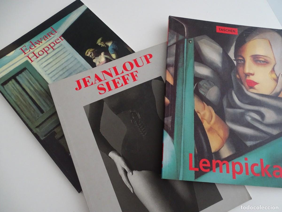 Libros de segunda mano: Lote Taschen, 3 t&iacute;tulos: Jeanloup Sieff, Hopper, Lempicka