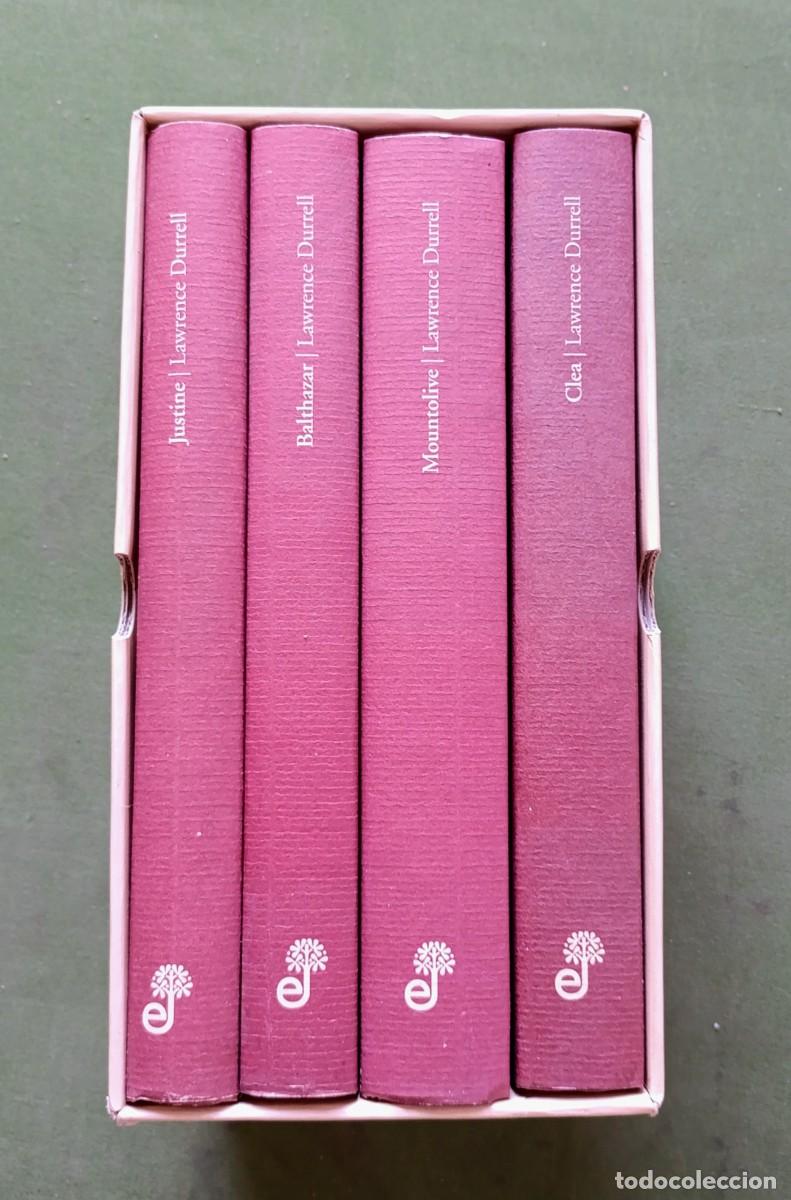Libros de segunda mano: EL CUARTETO DE ALEJANDRIA - LAWRENCE DURRELL - COMPLETO: JUSTINE, BALTHAZAR, MOUNTOLIVE, CLEA - D20
