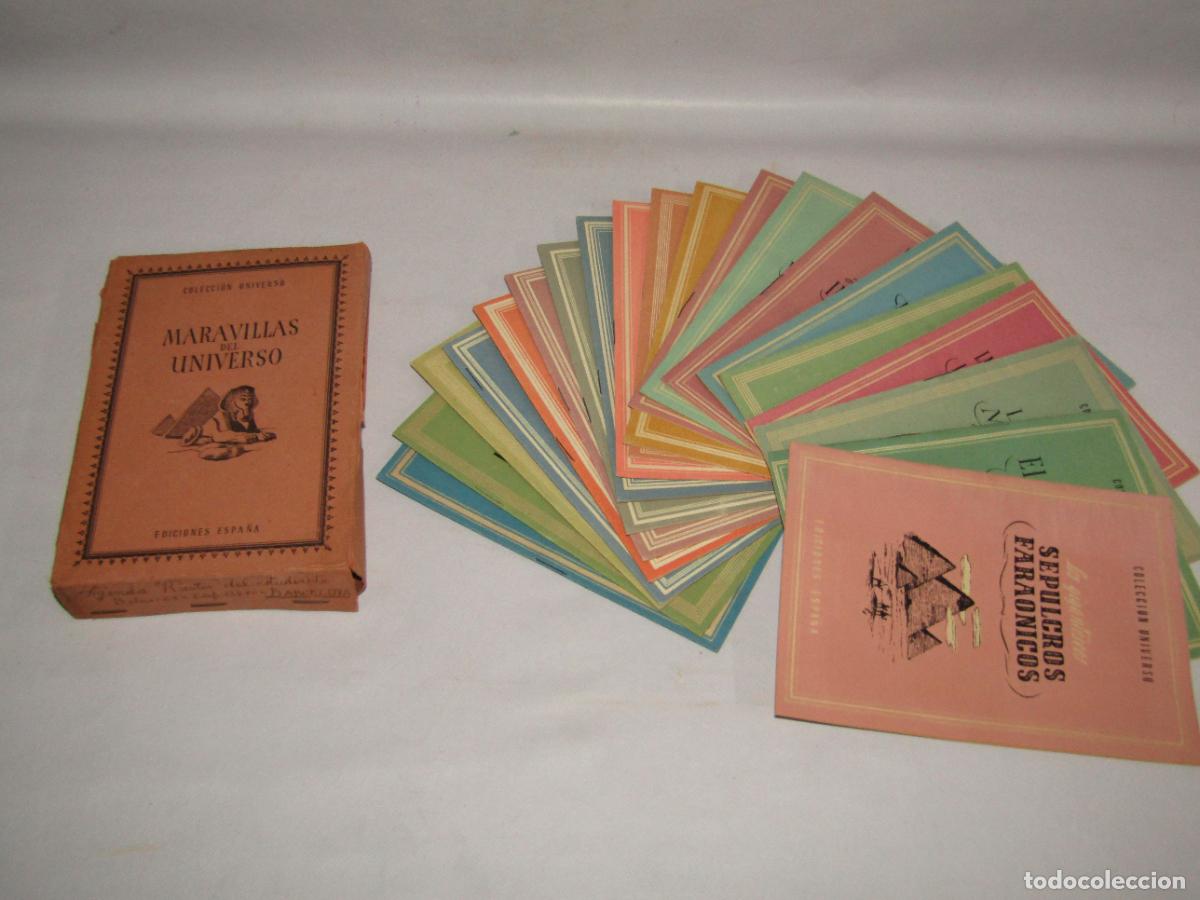 Libros de segunda mano: Antiguo Estuche Completo 20 Tomos MARAVILLAS DEL UNIVERSO Colecci&oacute;n UNIVERSO de Ediciones ESPA&Ntilde;A