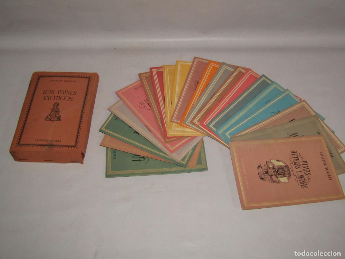 Libros de segunda mano: Antiguo Estuche Completo 20 Tomos LOS PAISES EXOTICOS Colecci&oacute;n UNIVERSO de Ediciones ESPA&Ntilde;A