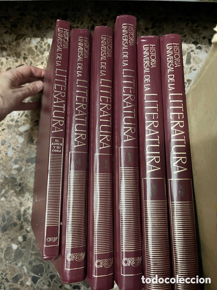 Libros de segunda mano: HISTORIA UNIVERSAL DE LA LITERATURA - ORBIS - completa en 6 TOMOS - Foto 2
