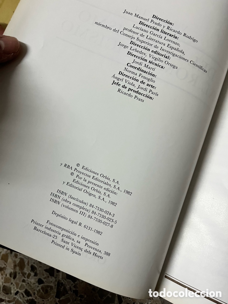 Libros de segunda mano: HISTORIA UNIVERSAL DE LA LITERATURA - ORBIS - completa en 6 TOMOS - Foto 5