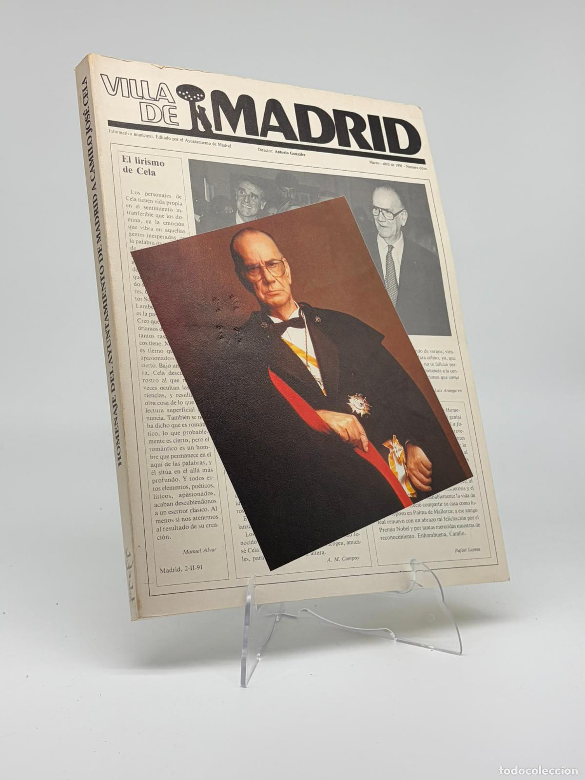 Libros de segunda mano: Villa de Madrid. Homenaje del Ayuntamiento de Madrid a Camilo Jos&eacute; Cela - CARUNCHO, Luis