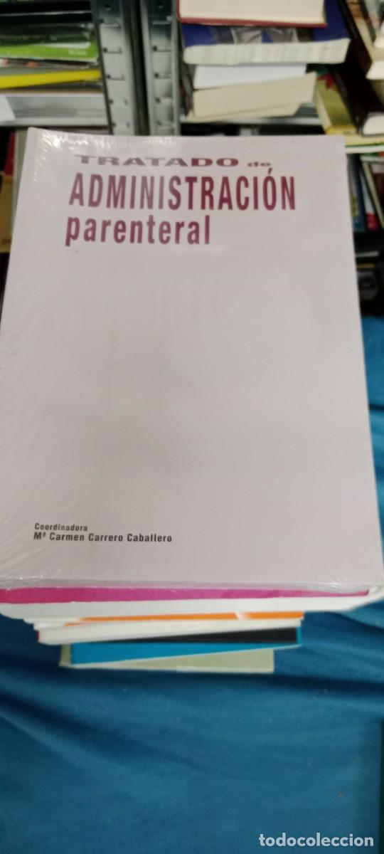 Libros de segunda mano: M&ordf; Carmen Carrero Caballero Tratado de administraci&oacute;n parenteral PRECINTADO LIBRO TOP-16B