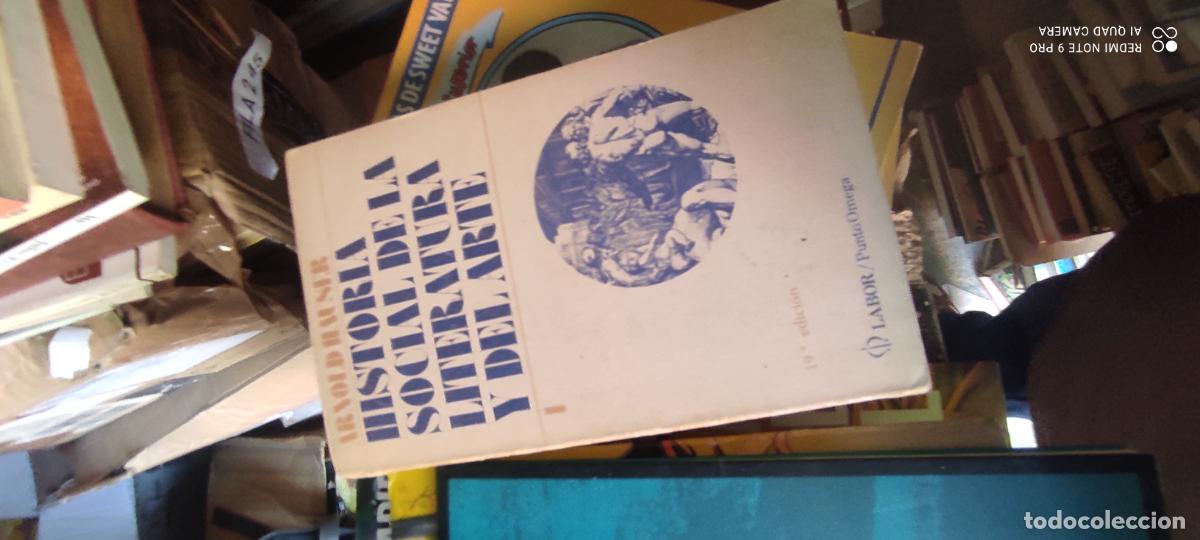 Libros de segunda mano: HISTORIA SOCIAL DE LA LITERATURA Y DEL ARTE 1 / ARNOLD HAUSER / EVA 113 GUADARRAMA /