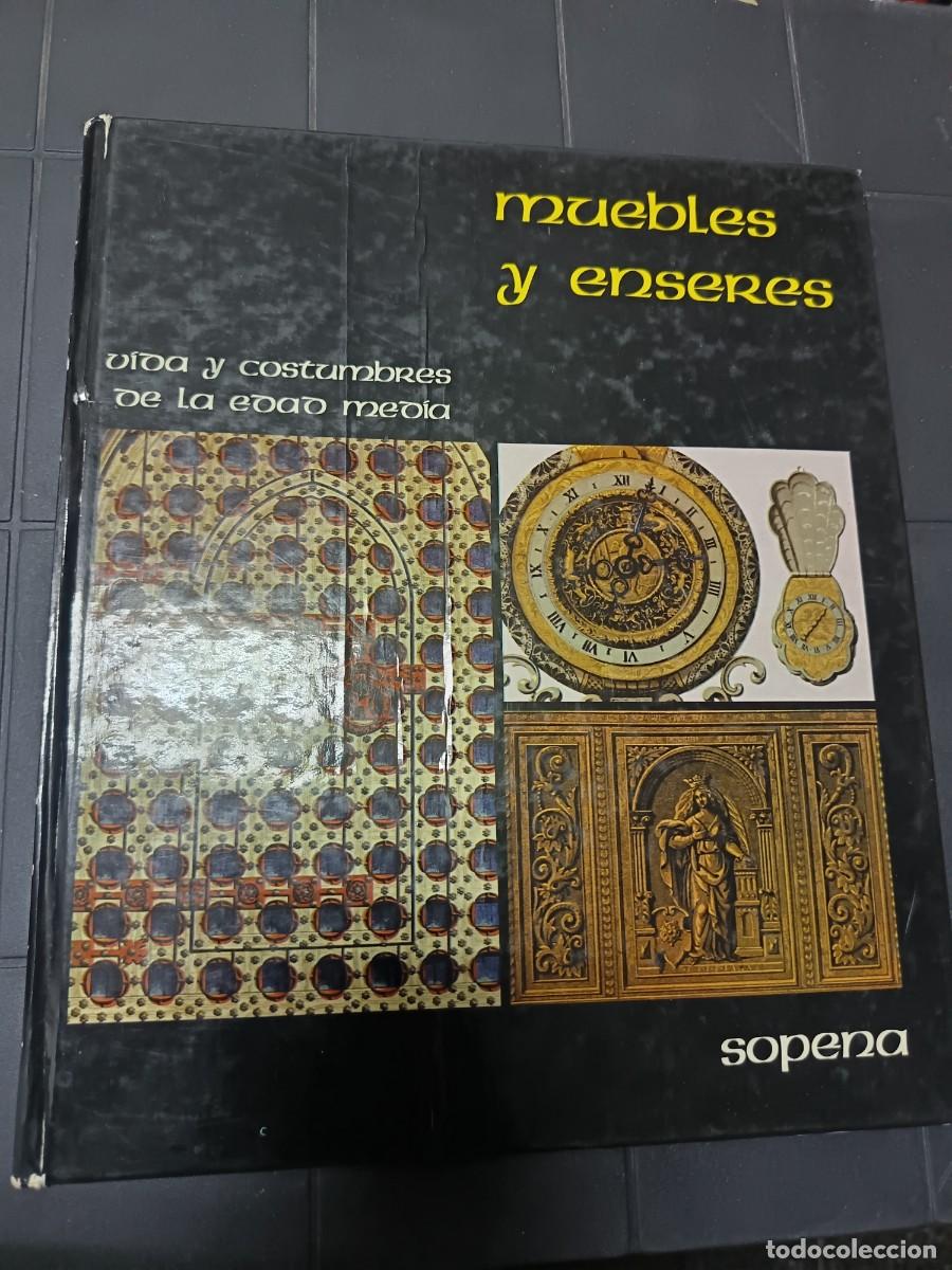 Libros de segunda mano: Muebles y Enseres, Vida y Costumbres de la Edad Media, Sopena