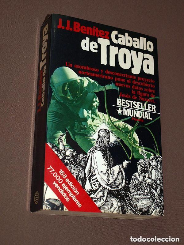 Libros de segunda mano: CABALLO DE TROYA. J. J. BEN&Iacute;TEZ. Planeta, 1985, 16&ordf; edici&oacute;n. Contempor&aacute;nea N&ordm; 39. JES&Uacute;S DE NAZARET +