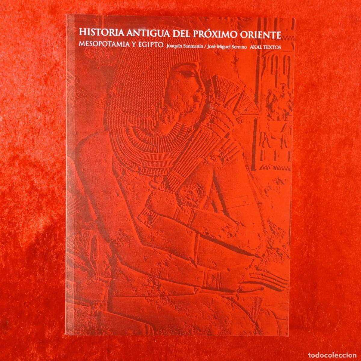 Libros de segunda mano: HISTORIA ANTIGUA DEL PR&Oacute;XIMO ORIENTE - MESOPOTAMIA Y EGIPTO - J. SANMART&Iacute;N, J.M. SERRANO -AKAL / 388
