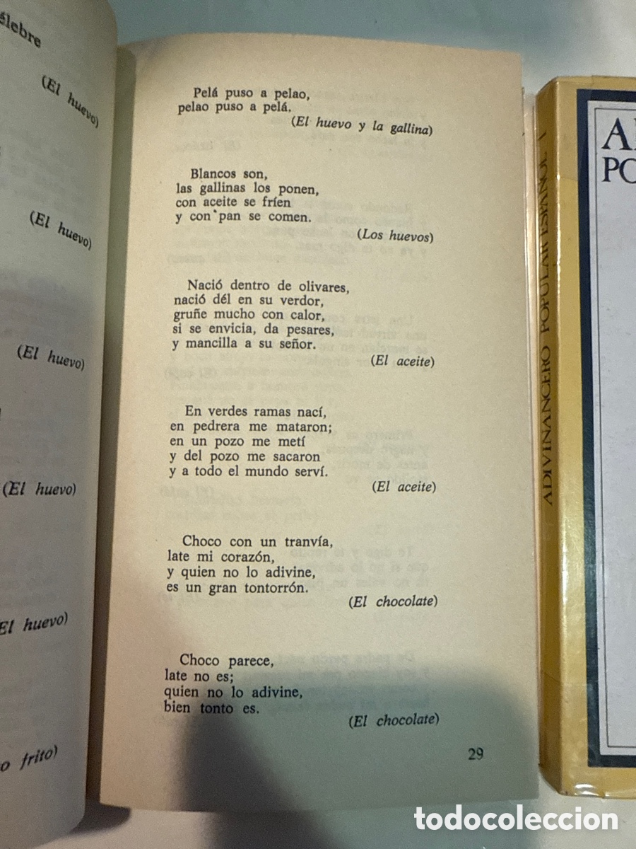 Libros de segunda mano: ADIVINACERO popular espa&ntilde;ol: [2 tomos] - Foto 2