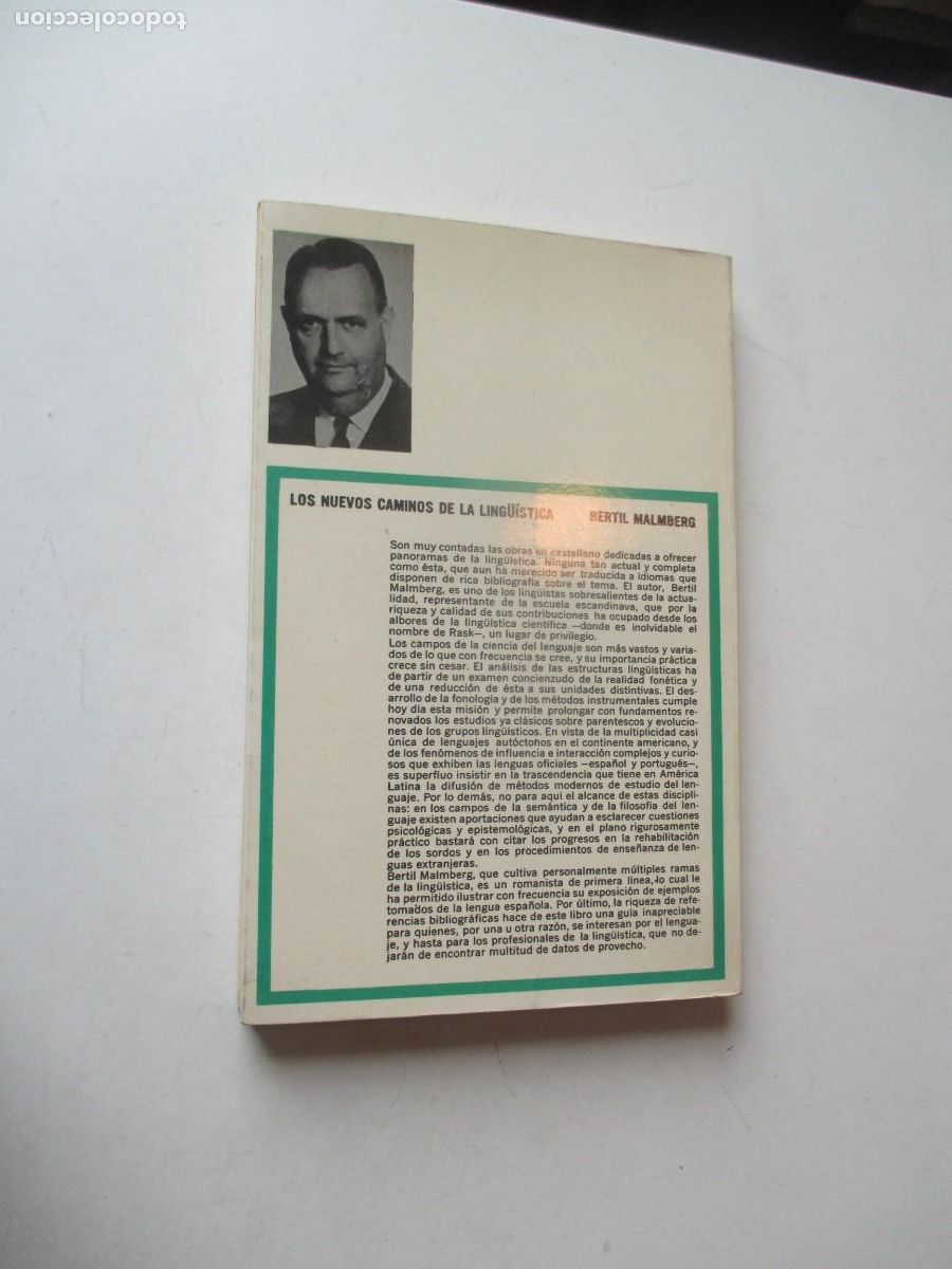 Libros de segunda mano: BERTIL MALMBERG Los nuevos caminos de la ling&uuml;&iacute;stica W41017 - Foto 2