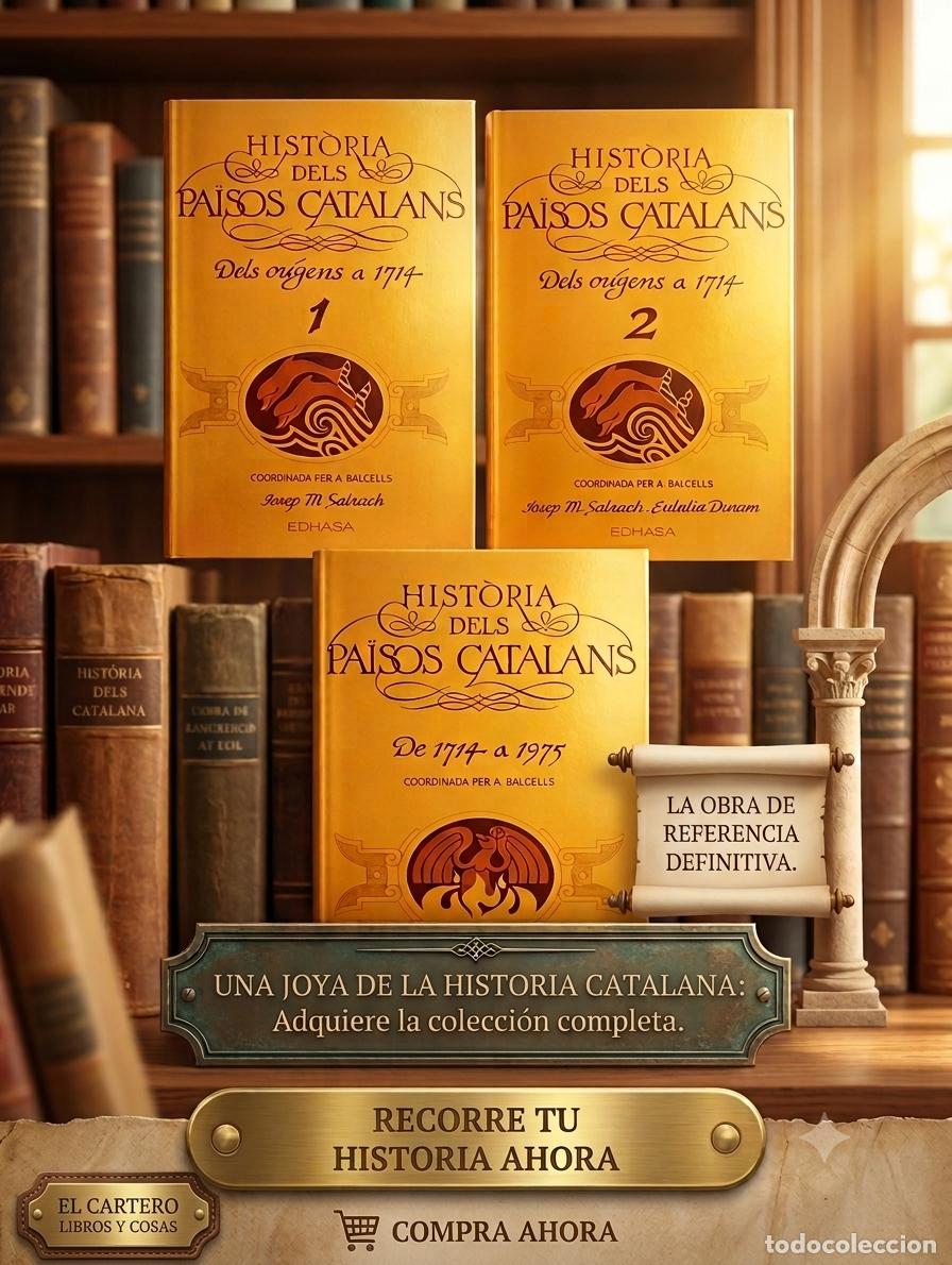 Libros de segunda mano: HISTORIA DELS PAISOS CATALANS 1714-1975