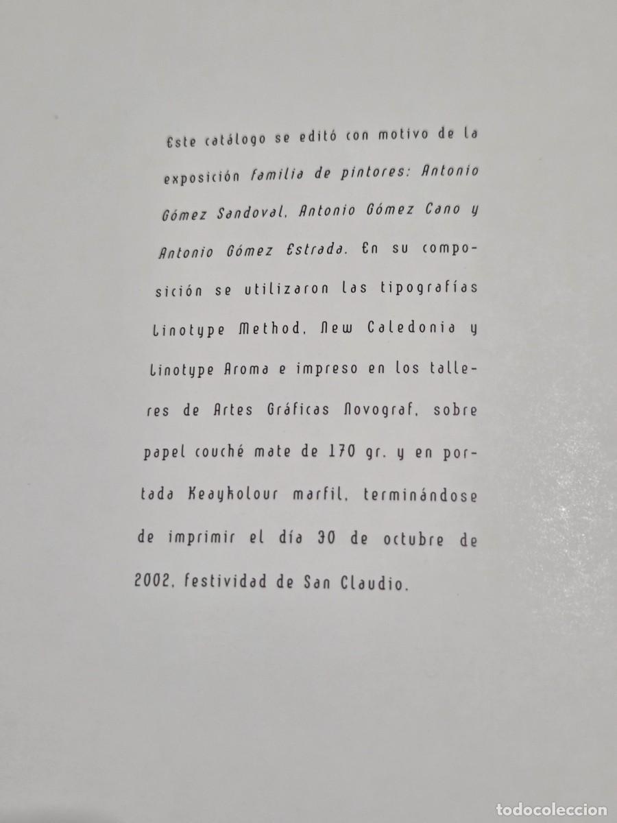Libros de segunda mano: CAT&Aacute;LOGO DE LA EXPOSICION...&rdquo;&rdquo;G&Oacute;MEZ CANO&rdquo;&rdquo;...CELEBRADA EN MURCIA EN 2002... - Foto 18