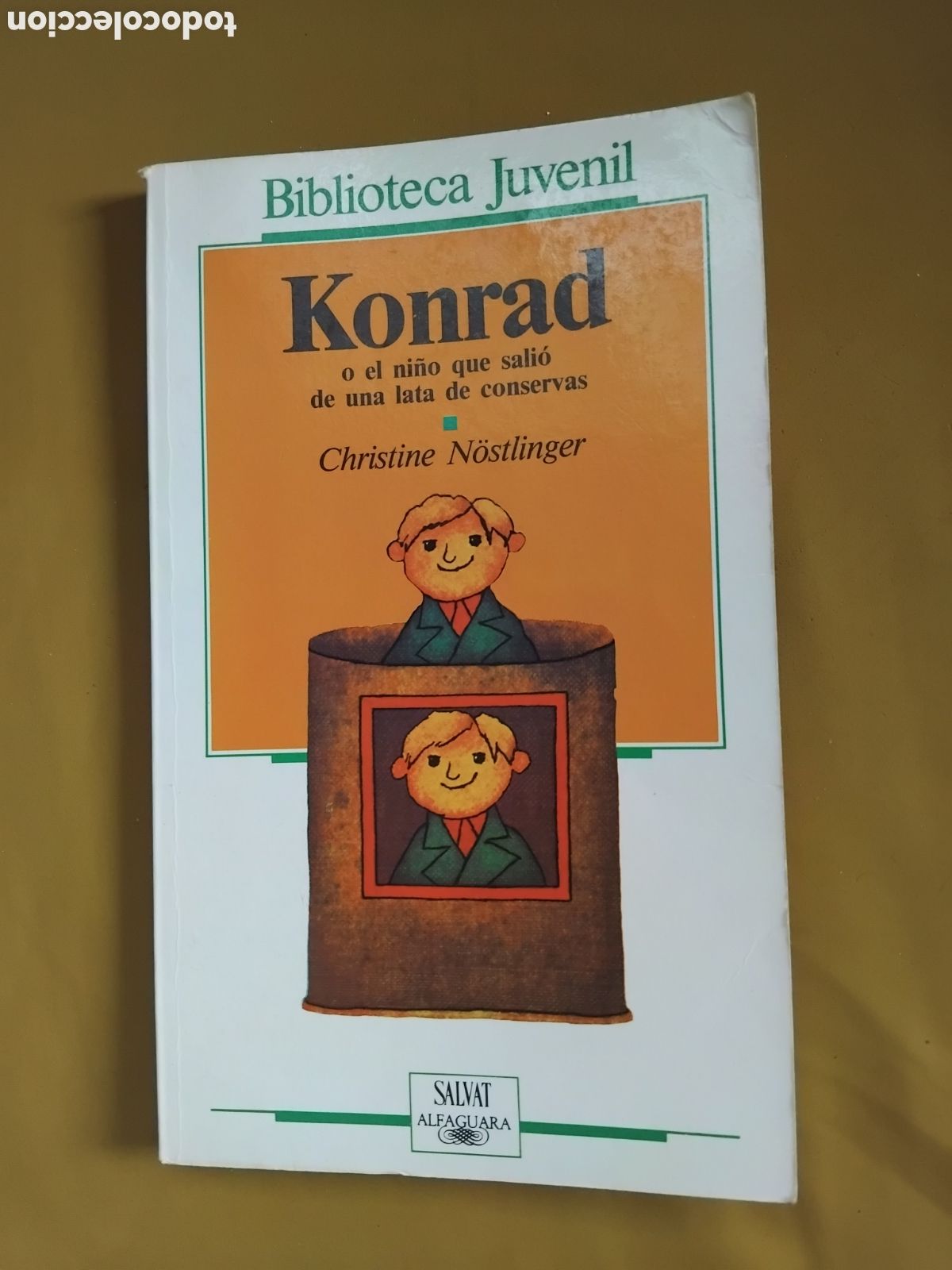 Libros de segunda mano: Konrad o el ni&ntilde;o que sali&oacute; de una lata de conservas;C.N&ouml;stlinger;Salvat;1987