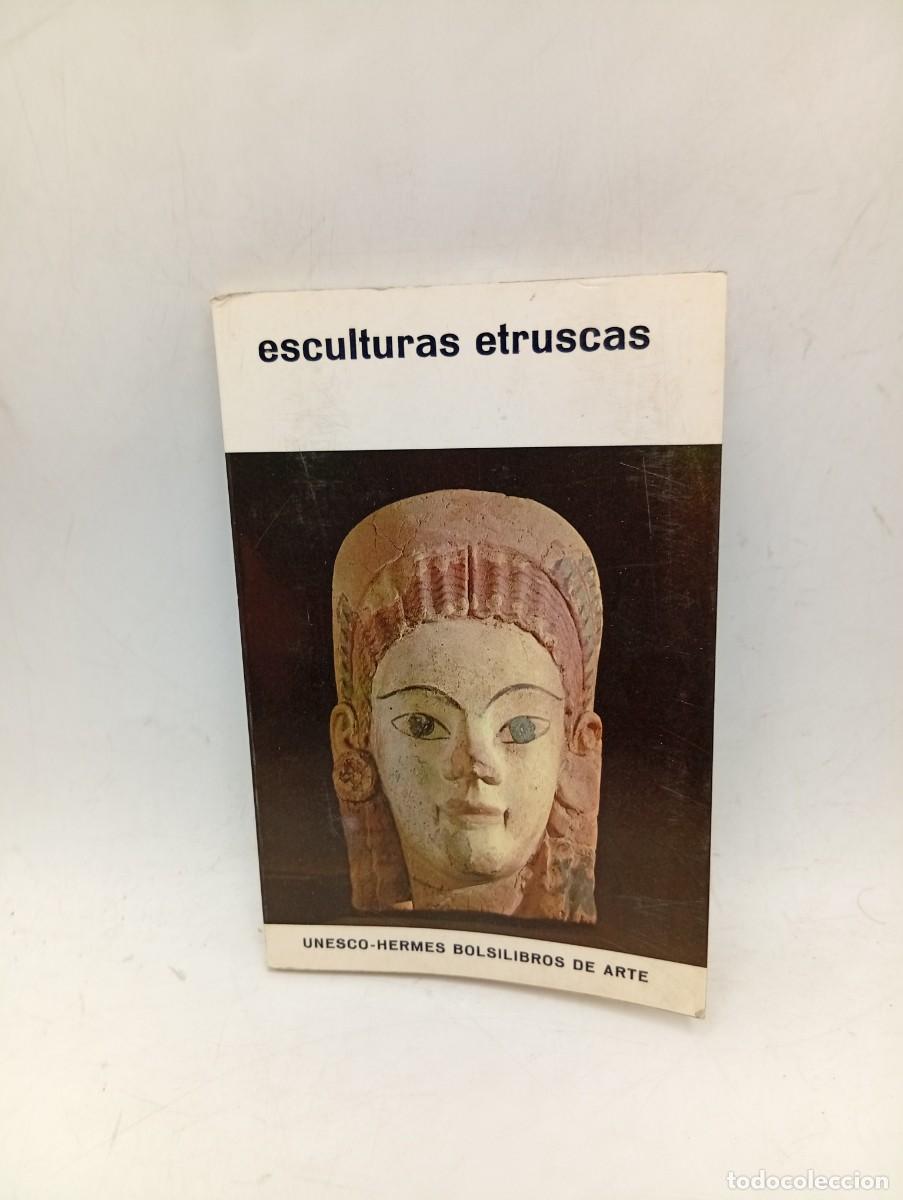 Libros de segunda mano: ESCULTURAS ETRUSCAS. EDITORIAL HERMES. 1966. PAGS : 24+32.