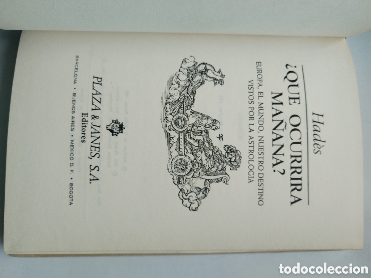 Libros de segunda mano: QUE OCURRIR&Aacute; MA&Ntilde;ANA? /HADES - Foto 2