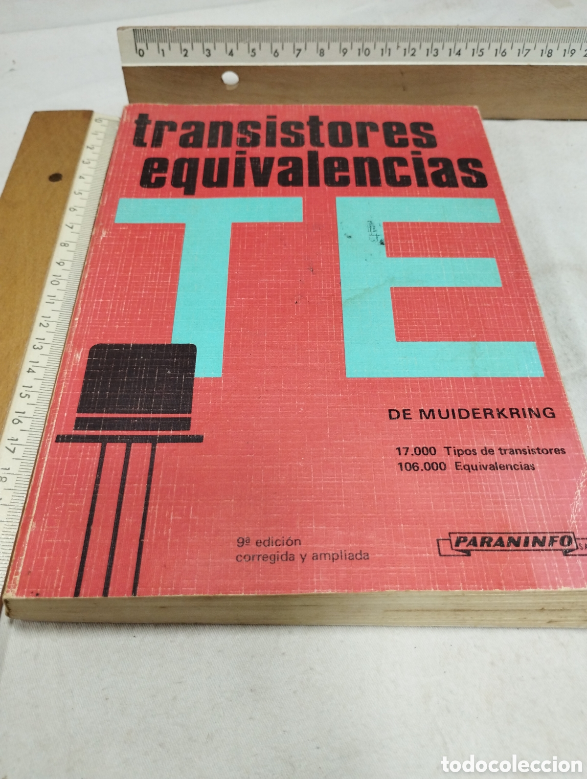 Libros de segunda mano: Transistores, equivalencias. Editorial Paraninfo, 1980