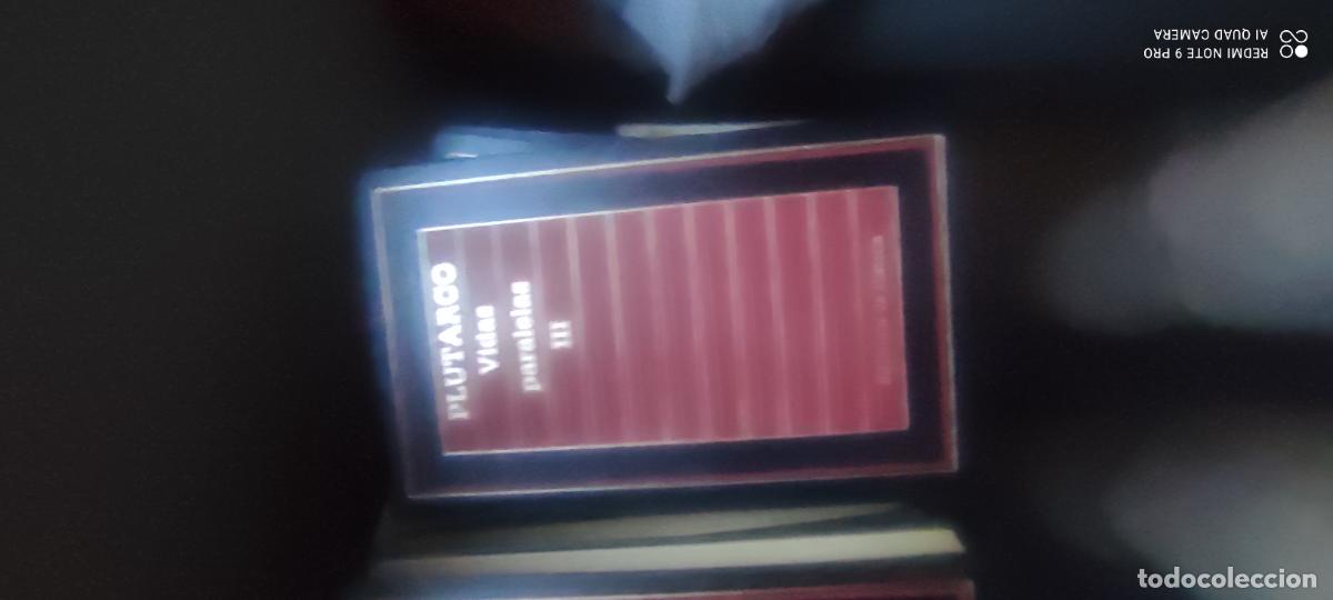 Libros de segunda mano: VIDAS PARALELAS VOL III PLUTARCO EDIT ORBIS A&Ntilde;O 1986