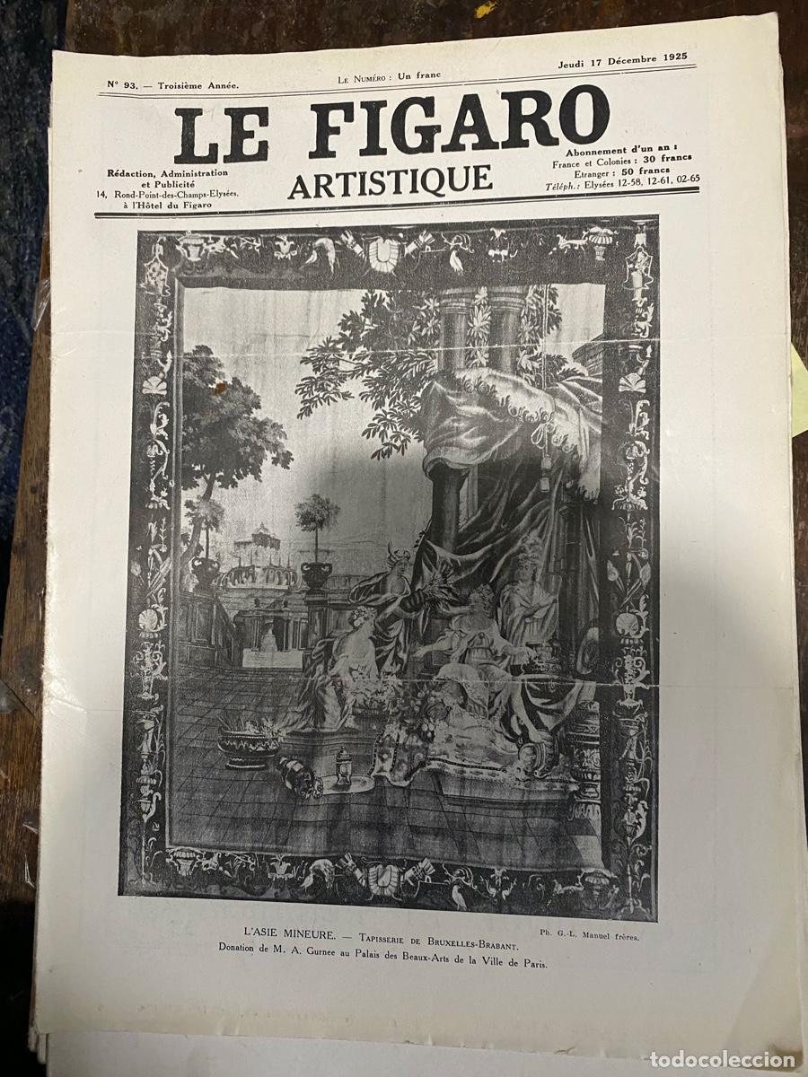 Libros de segunda mano: LE FIGARO ARTISTIQUE, 42 revistas de arte