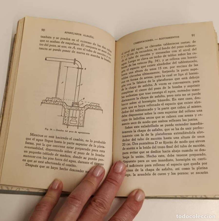 Libros de segunda mano: Manual del Aparejador Alba&ntilde;il (1952) - Foto 5