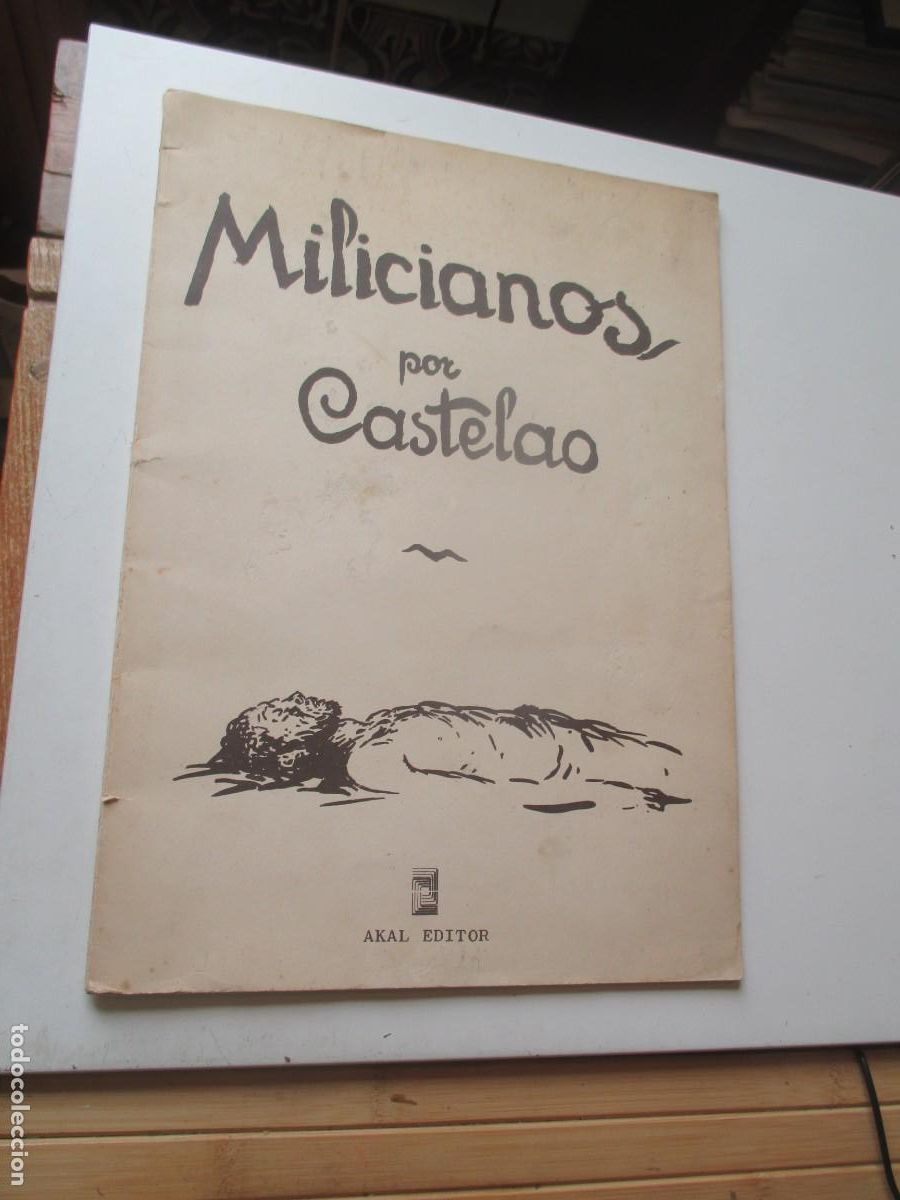 Libros de segunda mano: Milicianos por Castelao (dibujos) W41048