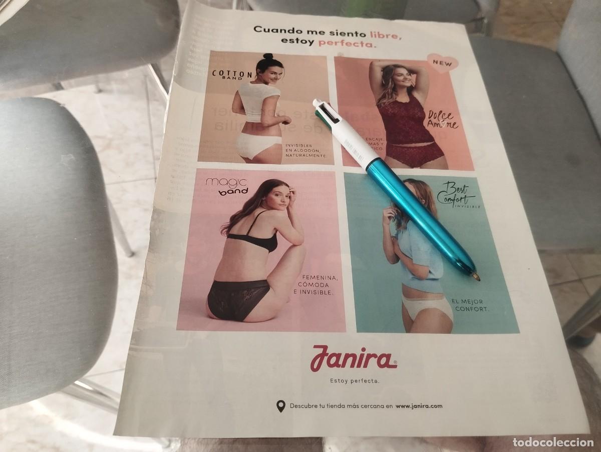 Libros de segunda mano: JANIRA LENCERIA ROPA INTERIOR SEXY MUJER ANUNCIO PUBLICIDAD REVISTA