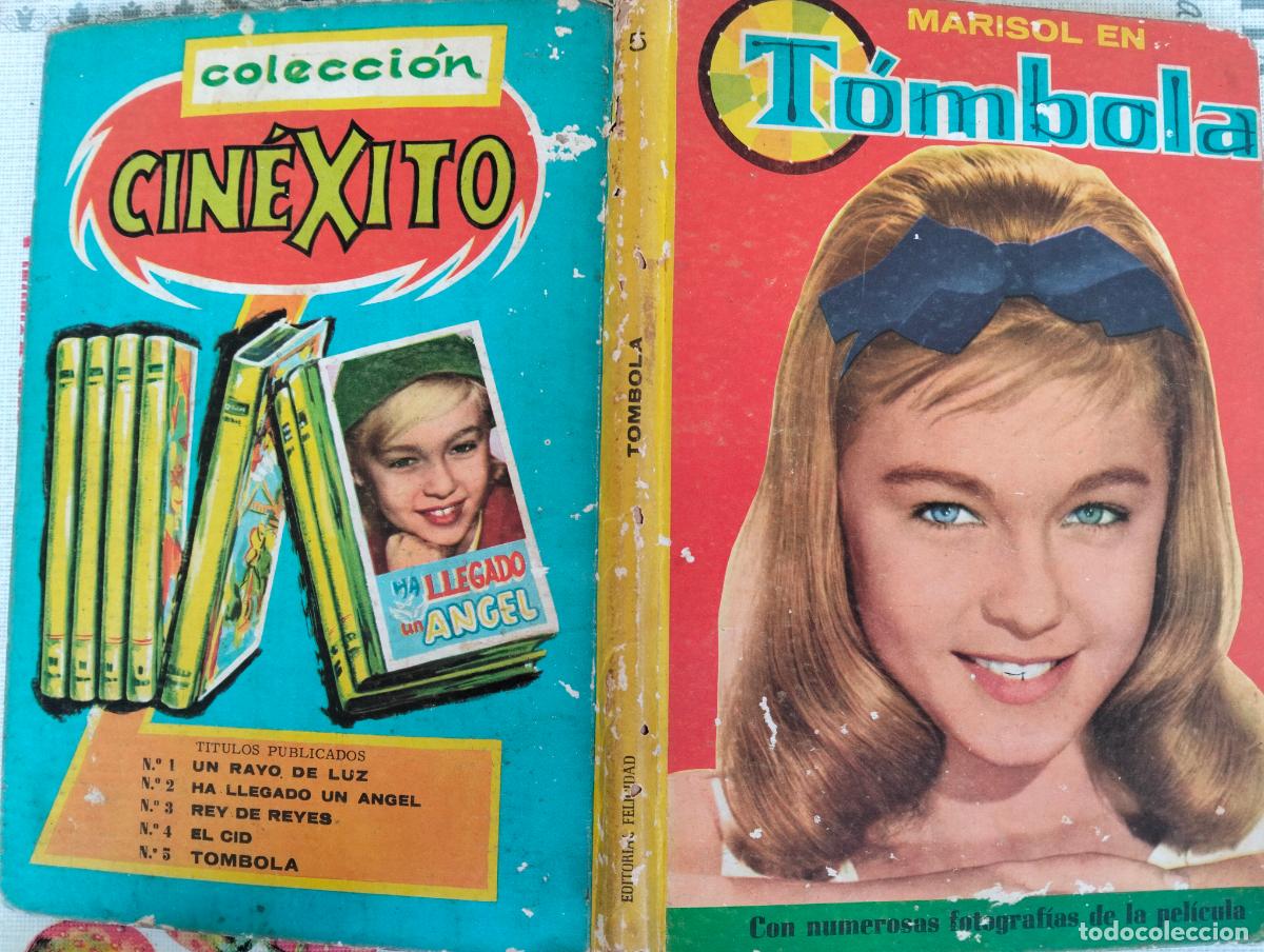 Libros de segunda mano: MARISOL EN TOMBOLA, COLECCION CINEXITO, EDITORIAL FELICIDAD, A&Ntilde;O 1962