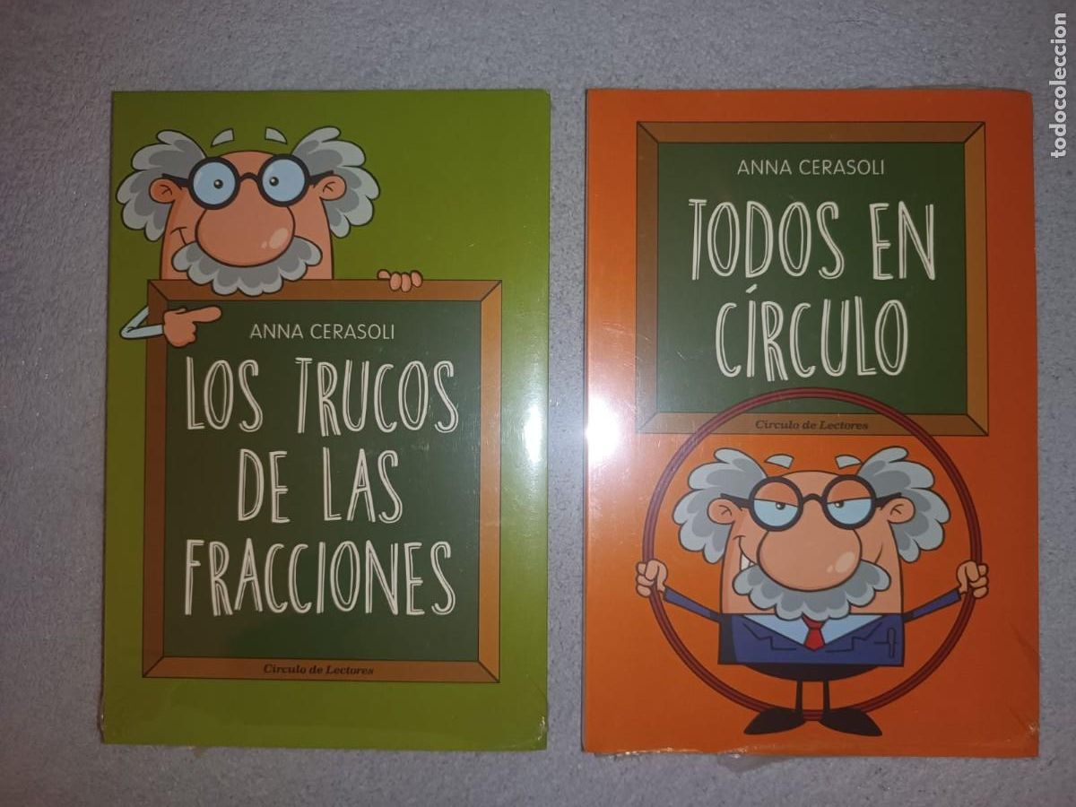 Livros em segunda m&atilde;o: Lote 2 Libros Matematicas Divertidas - Anna Cerasoli (Circulo de Lectores) PRECINTADOS