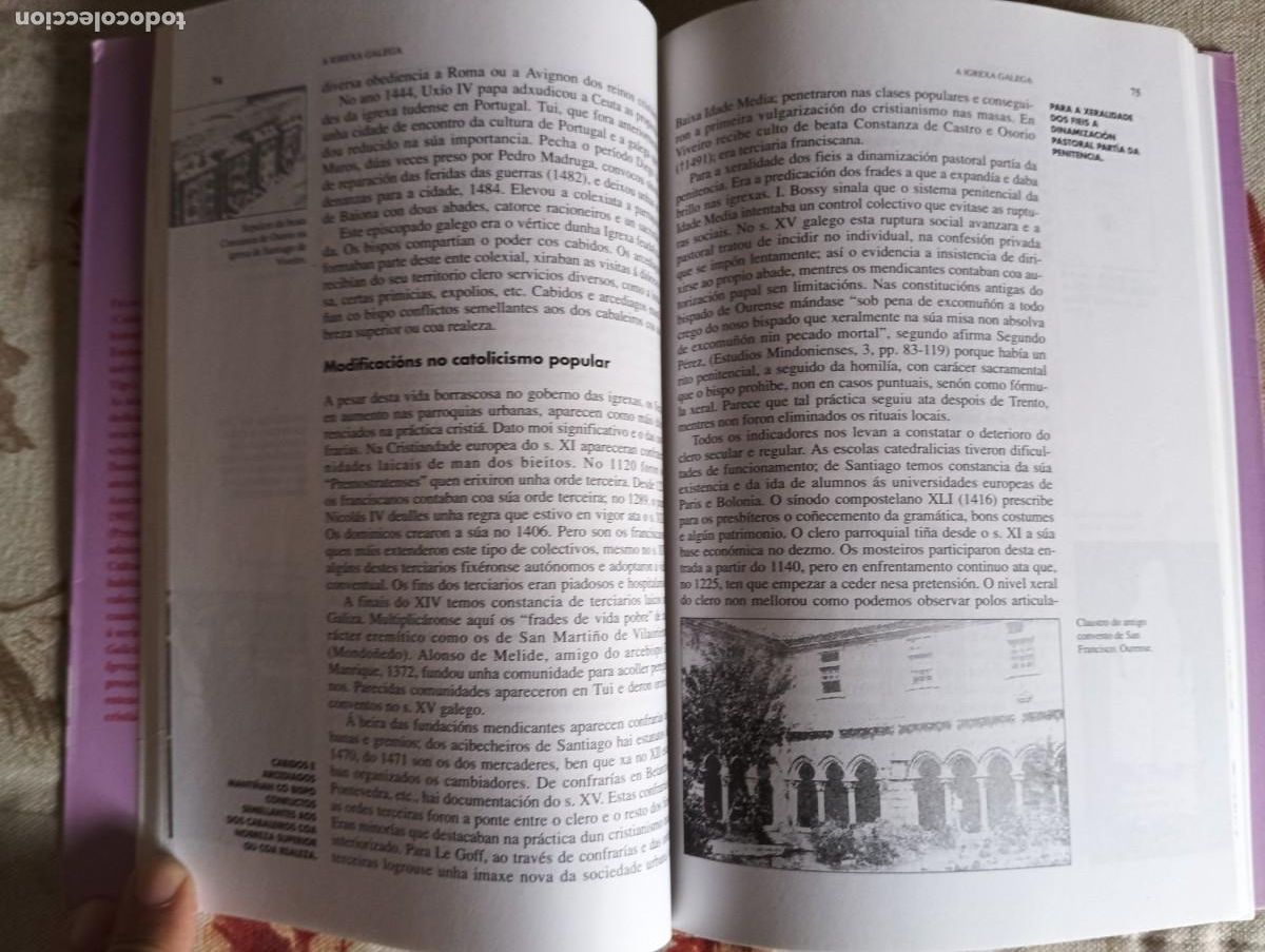 Libros de segunda mano: A IGREXA GALEGA .- Francisco Carballo. - Foto 4